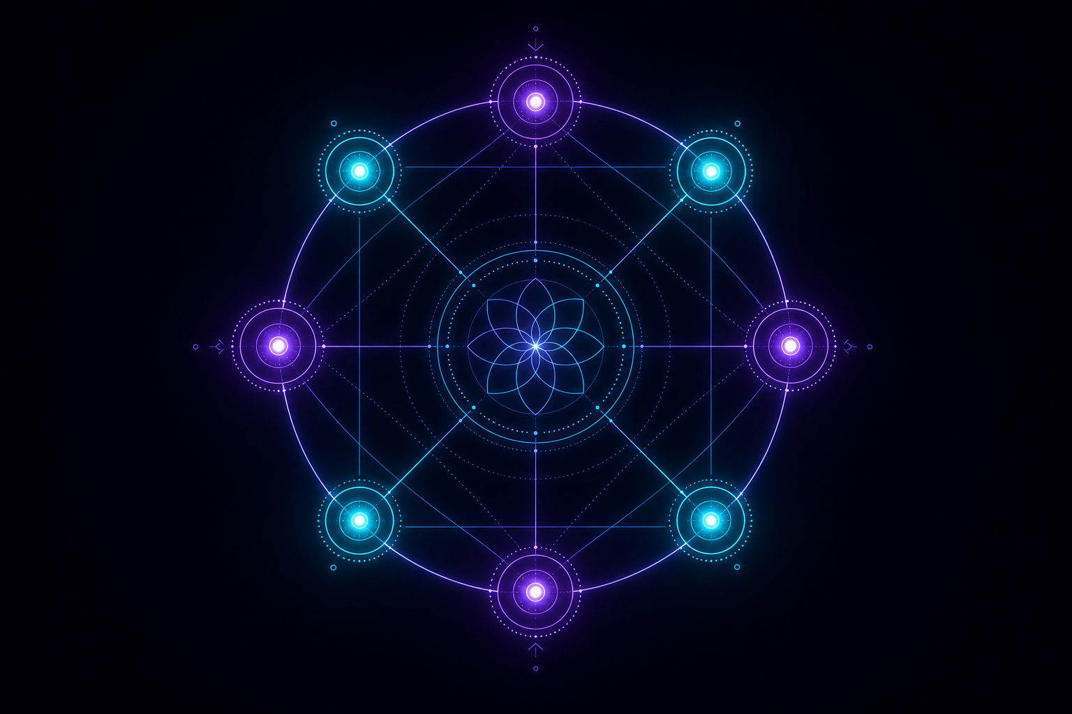 Abstract council ring — collectives not platforms